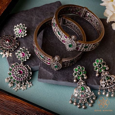 Shop The Most Unique Silver Jewellery Designs Now South India Jewels