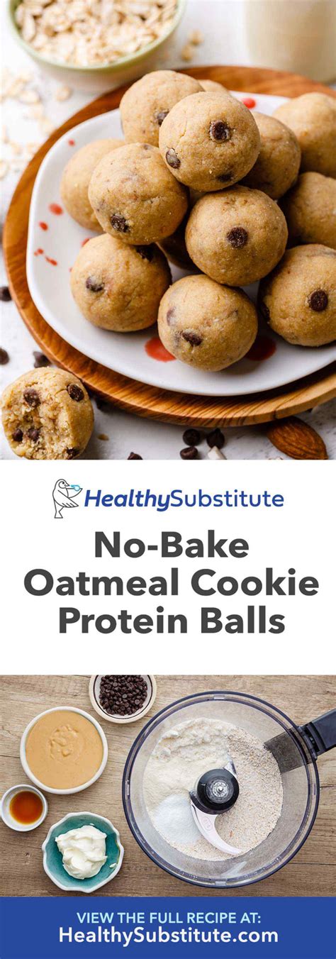 Drop spoonsful onto cookie sheet or waxed paper. No Bake Oatmeal Cookie Protein Balls (These are Irresistible) - Healthy Substitute in 2020 ...