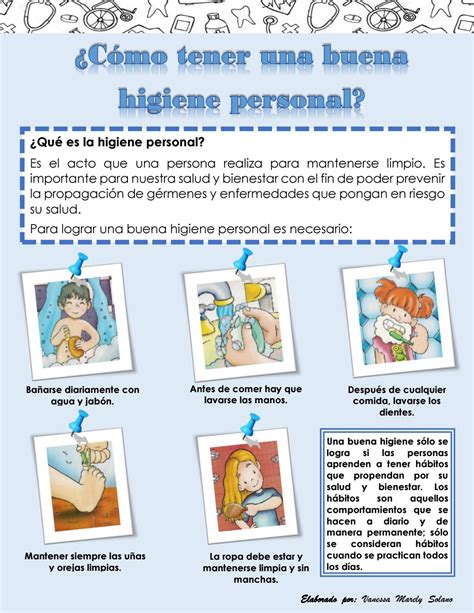 Cartel Sobre La Higiene Personal By Vanesolanojuarez Issuu