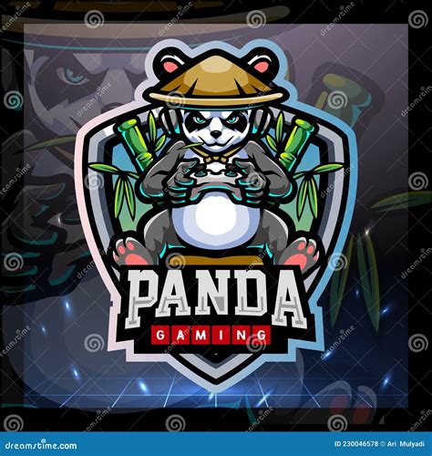 Panda Gaming Logo Vector Illustration 199661178