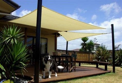 Awesome Modern Shading For Your Terrace A Sun Sail Made To Measure