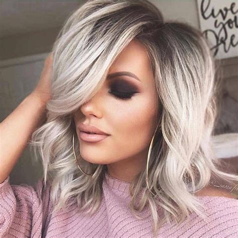 This season's trend haircut bob styles, when used in a wavy style, this looks so cool! 40 New Ash Blonde Short Hair Ideas | Short-Haircut.com