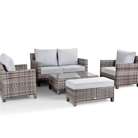 Rattan Garden Sofa Set With Armchairs Rattan Garden Sofa Sets Online Now