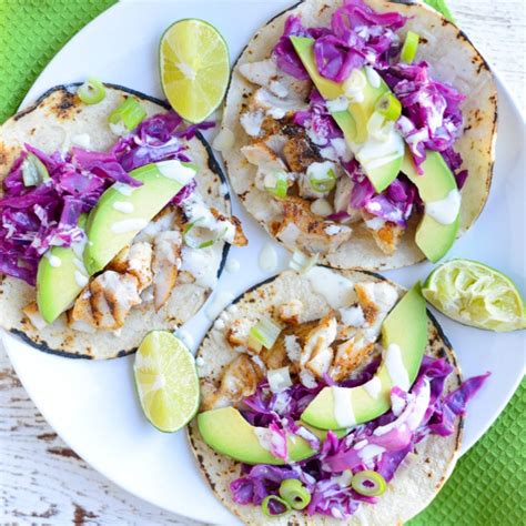 Maybe you would like to learn more about one of these? Easy Fish Tacos with Honey-Lime Cabbage Slaw | Real Food ...