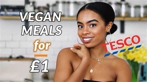 3 Easy Delicious Vegan Meals For £1 Tesco Vegan On Budget Youtube Budget Grocery List Vegan