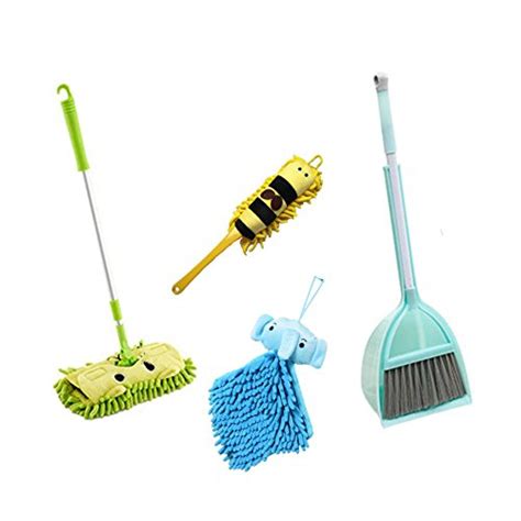 Xifando Kids Housekeeping Cleaning Tools Set 5pcsinclude Mopbroom