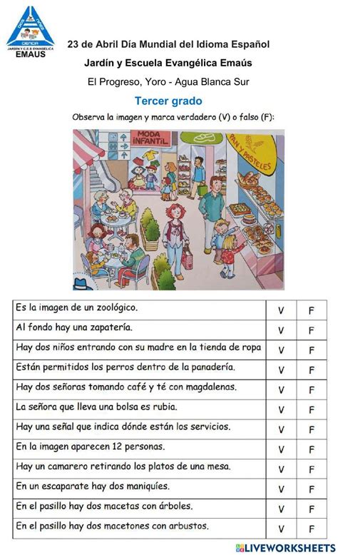 Comprensión Lectora Online Exercise For Tercer Grado Live Worksheets