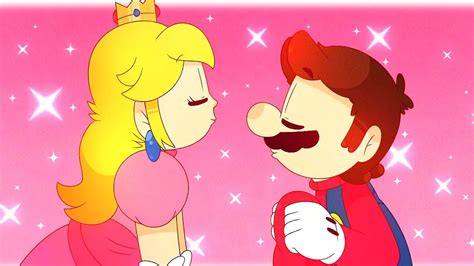 Peach And Mario Kissing