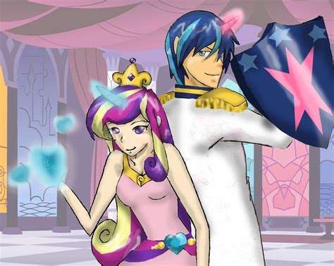 Shining Armor And Princess Cadance By Superqtpie On Deviantart