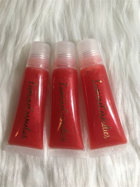 Very Cherry Lip Gloss 10ml Cherry Scented Vegan Lipgloss Beauty Products Fruity Lipgloss Shimmer