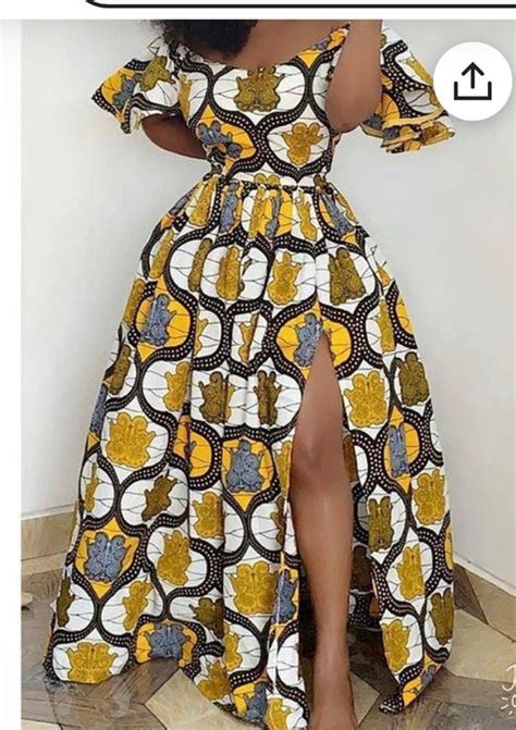 Ankara Dress Maxi Dress Women African Print Dress Etsy Canada