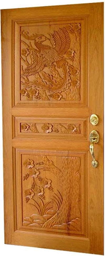 Latest Kerala Model Wood Single Doors Designs Gallery I