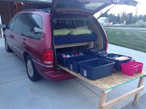 Easy Diy Minivan Camping Conversion On Pinterest 17 Vanchitecture