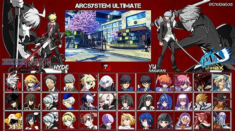 Arcsystem Fighting Game Character Select Screen By Michelleruffvo On