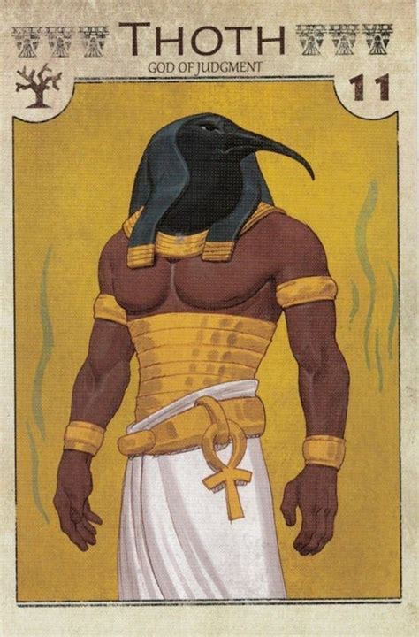 Thoth Is An Ancient Egyptian Deity In Art He Was Often Depicted As A Man With The Head Of An