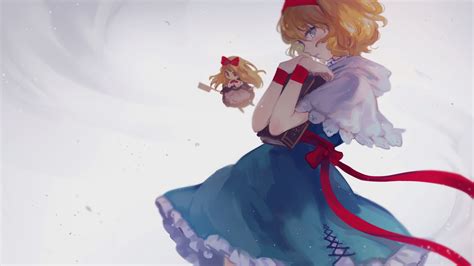 Alice Margatroid And Shanghai Doll Touhou Drawn By Ksktchblg