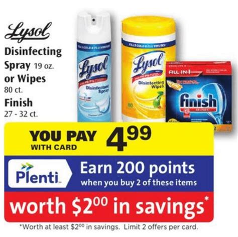 New 11 Lysol Disinfecting Wipes Coupon Deals At Rite Aid Walmart