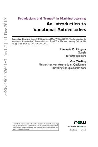 An Introduction To Variational Autoencoders