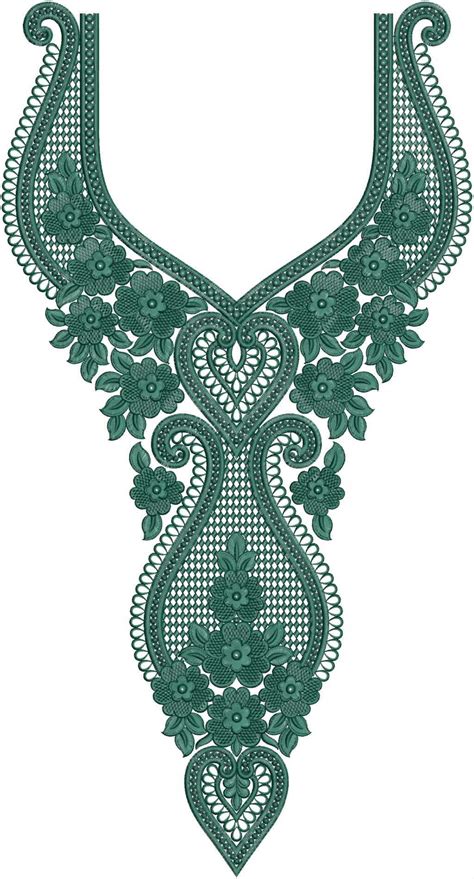 Neck Gala Embroidery Design