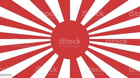 imperial japanese flag stock illustration download image now japanese flag sunbeam striped