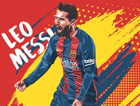 Dribbble King Leo Messipng By Ngedit Vector