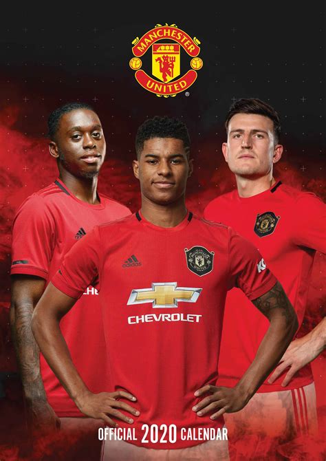 Man united players wallpapers x size ••. Manchester United FC A3 Calendar 2020 at Calendar Club