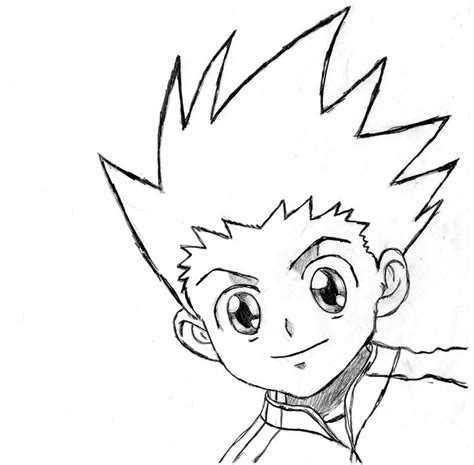 How To Draw Gon Freecs Hunter X Hunter Easy Step By S
