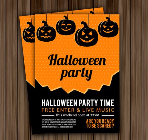Halloween Flyer Template Free