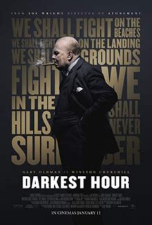 A thrilling and inspiring true story begins on the eve of world war ii as, within days of becoming prime minister of great britain, winston churchill must face one of his most turbulent and defining trials: Darkest Hour (film) - Wikipedia