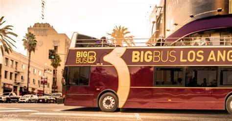 Los Angeles Big Bus Hop On Hop Off Tours Open Top Klook Uk
