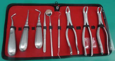 Pieces Basic Surgical Extraction Forceps And Elevators Set Dent Zar