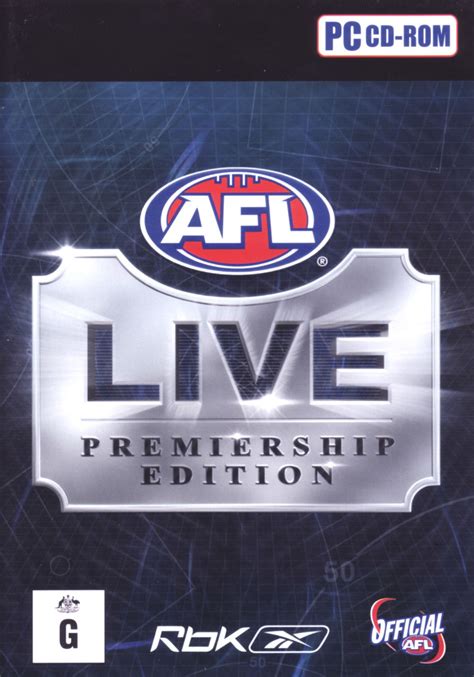 Updates include the chance to win player awards throughout the. AFL Live: Premiership Edition for PlayStation 2 (2004 ...