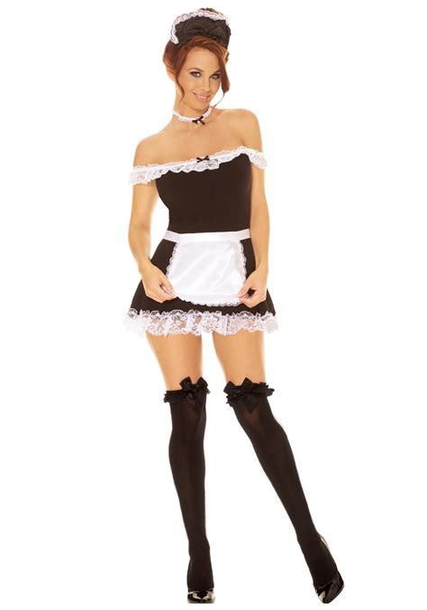 Sexy French Maid Costume Sexy Halloween Costume For Women