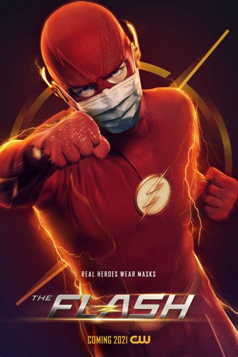 the flash dc s stargirl superman and lois cw releases new masked posters to promote 2021 debuts