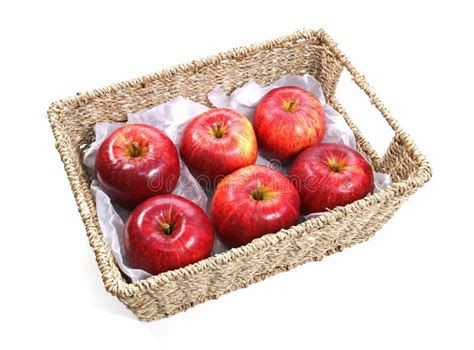 Apples In A Basket Stock Image Image Of Group Apple 21696163