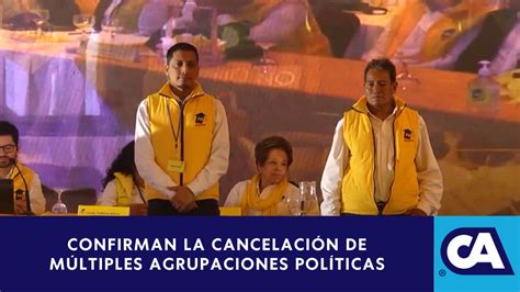 Registro De Ciudadanos Del Tse Confirm La Cancelaci N De Partidos