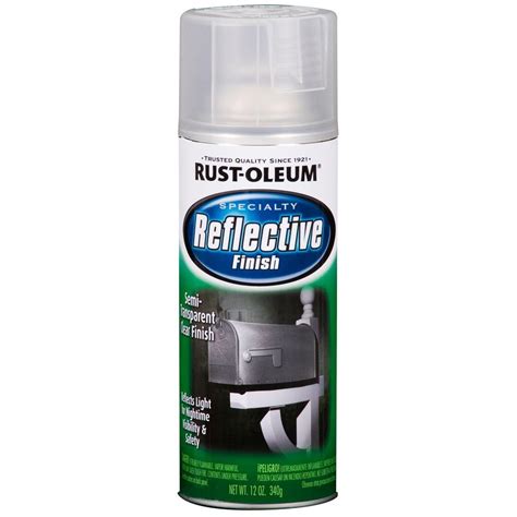 Rust-Oleum Specialty 12 oz. Clear Reflective Finish Spray Paint (6-Pack ...