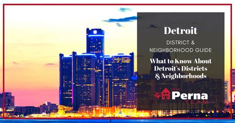 Detroit Communities And Neighborhoods All About The Different Districts