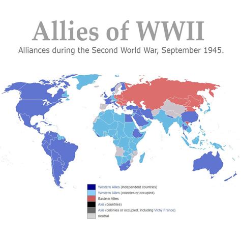 Print the names in capital letters. Map of allied and axis powers ww2