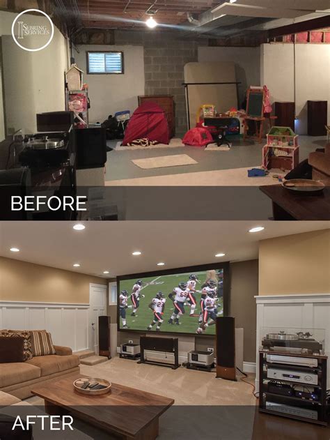 20 Basement Remodel Ideas Before And After Pimphomee