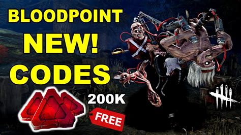 New All Working Dbd Bloodpoint Codes March 2024 Dead By Daylight