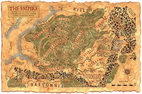 Warhammer Map The Empire Fantasy Map Warhammer Fantasy Fantasy
