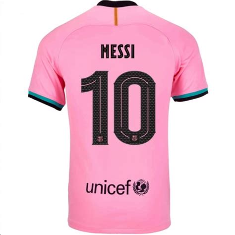 Camisetas Fc Barcelona Lionel Messi 10 Tercera Equipacion 20202021