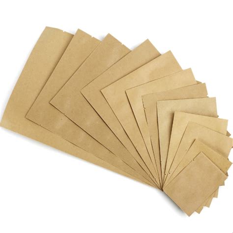 Brown Plain Kraft Paper Pouch Rs 70 Kilogram Sahajanand Papers Id