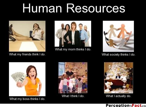 human resources what people think i do what i really do perception vs fact