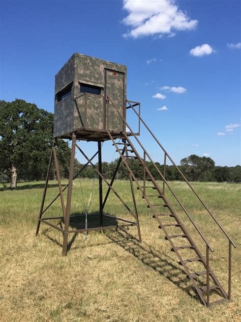 Atascosa 5x5 Deer Blind 10 Tower Safford Trading Company