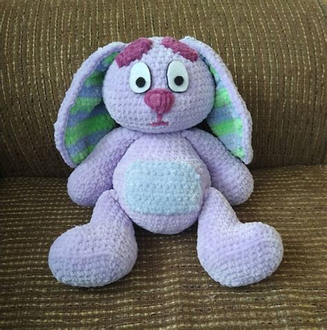 Floppy Bunny From Bluey Velvet Crochet Handmade Stuffed Animal Etsy India