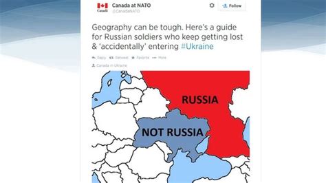 Bbctrending Canada And Russia In Twitter Fight Over Map Bbc News