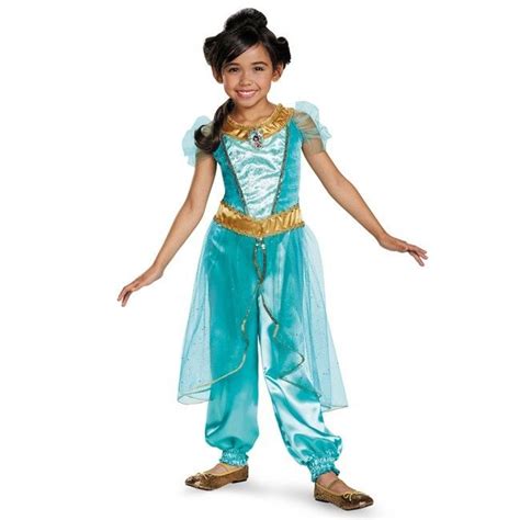 Disguise Princess Jasmine Deluxe Aladdin Disney Girls Halloween Costume