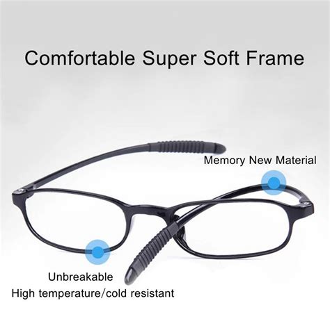 Tr90 Ultralight Unbreakable Reading Glasses Pressure Reduce Magnifying